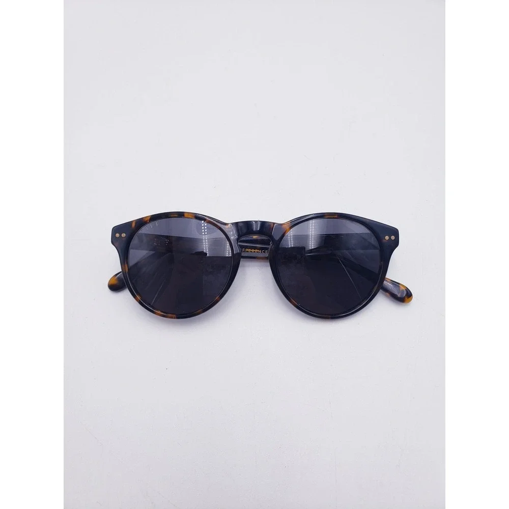 DIFF Eyewear Cody Polarized Tortoise Shell Round Sunglasses